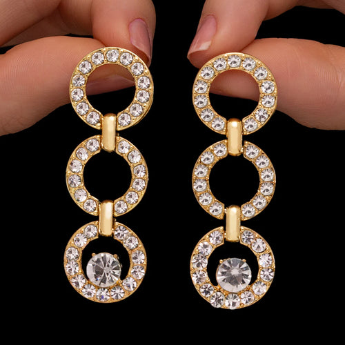 KAYA Celeste Circle Drop Earrings