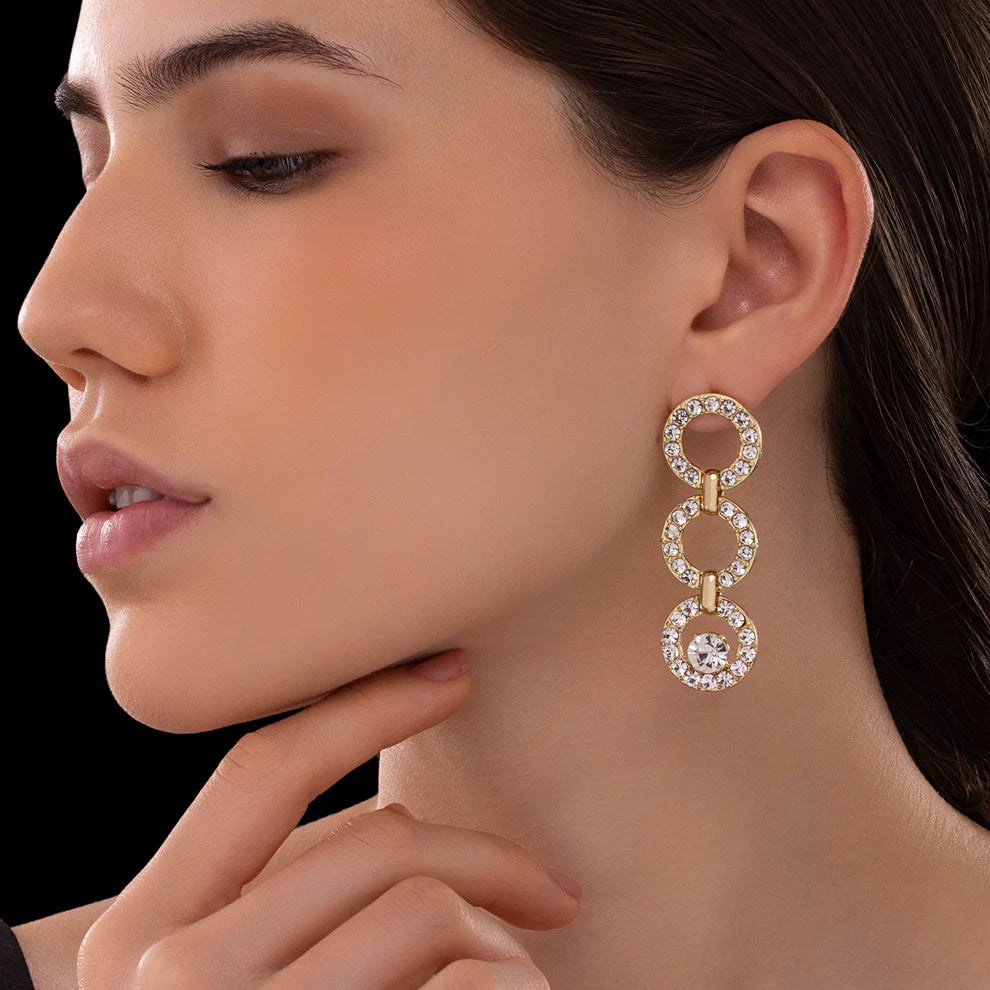 KAYA Celeste Circle Drop Earrings