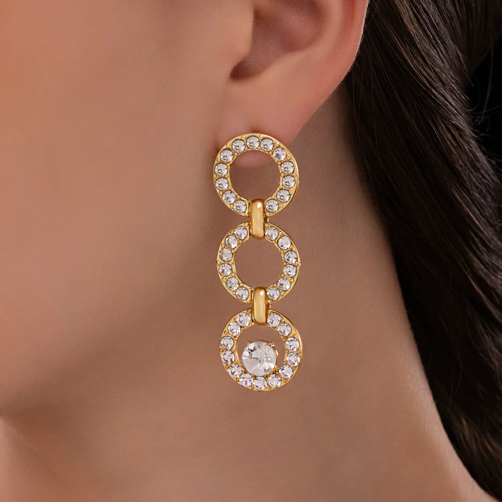 KAYA Celeste Circle Drop Earrings