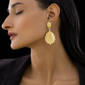 KAYA Golden Shell Drop Earrings