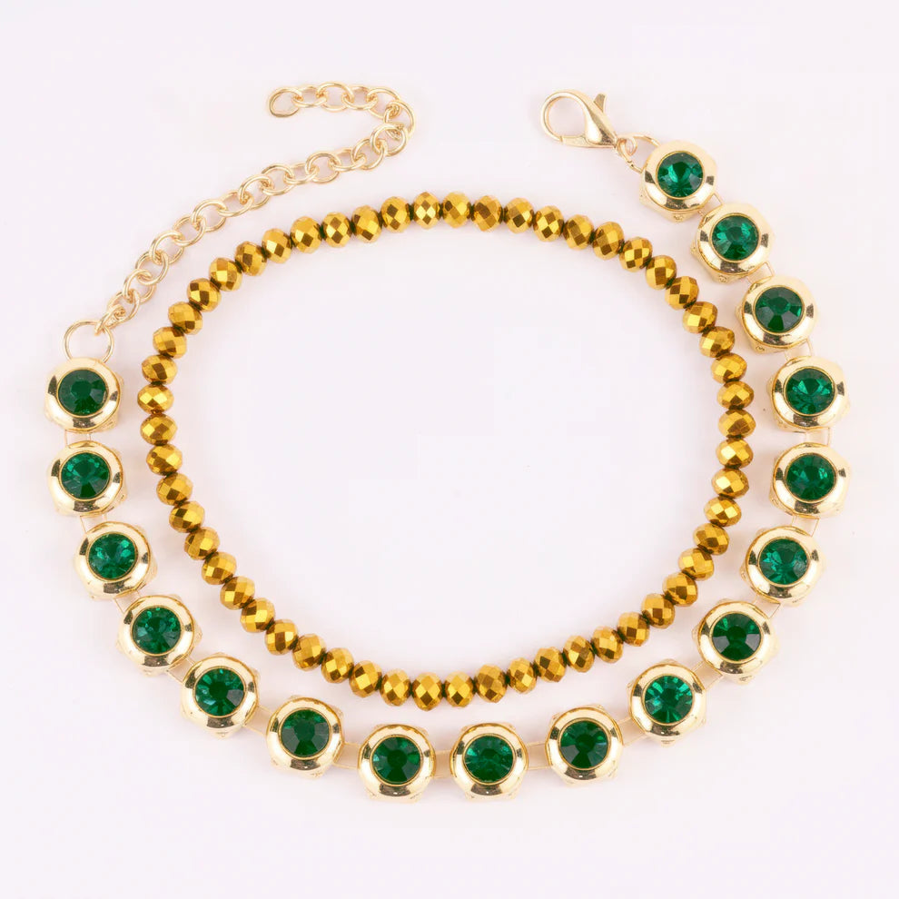 KAYA Emerald Circle Bracelet