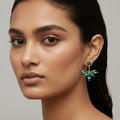 KAYA Aura Emerald Wing Earrings