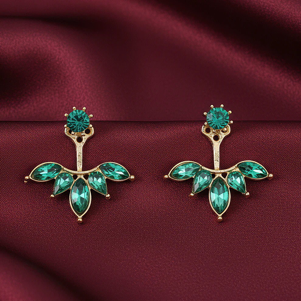 KAYA Aura Emerald Wing Earrings