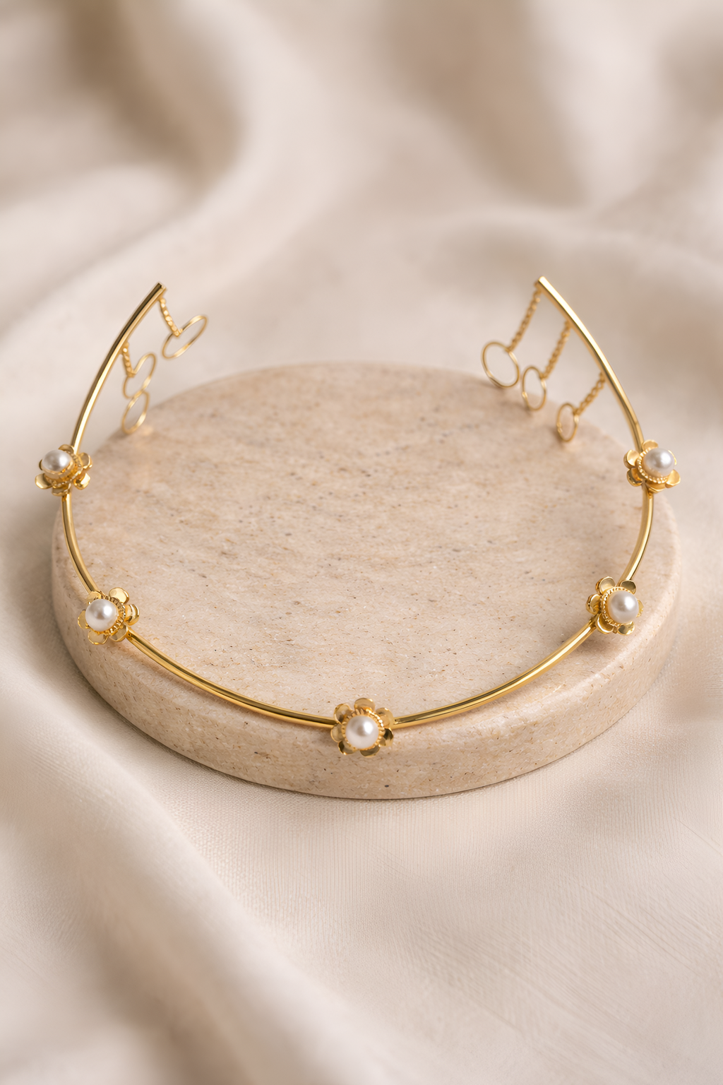 KAAYA Pearl Blossom Tiara