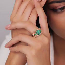 KAYA Emerald Embrace Ring