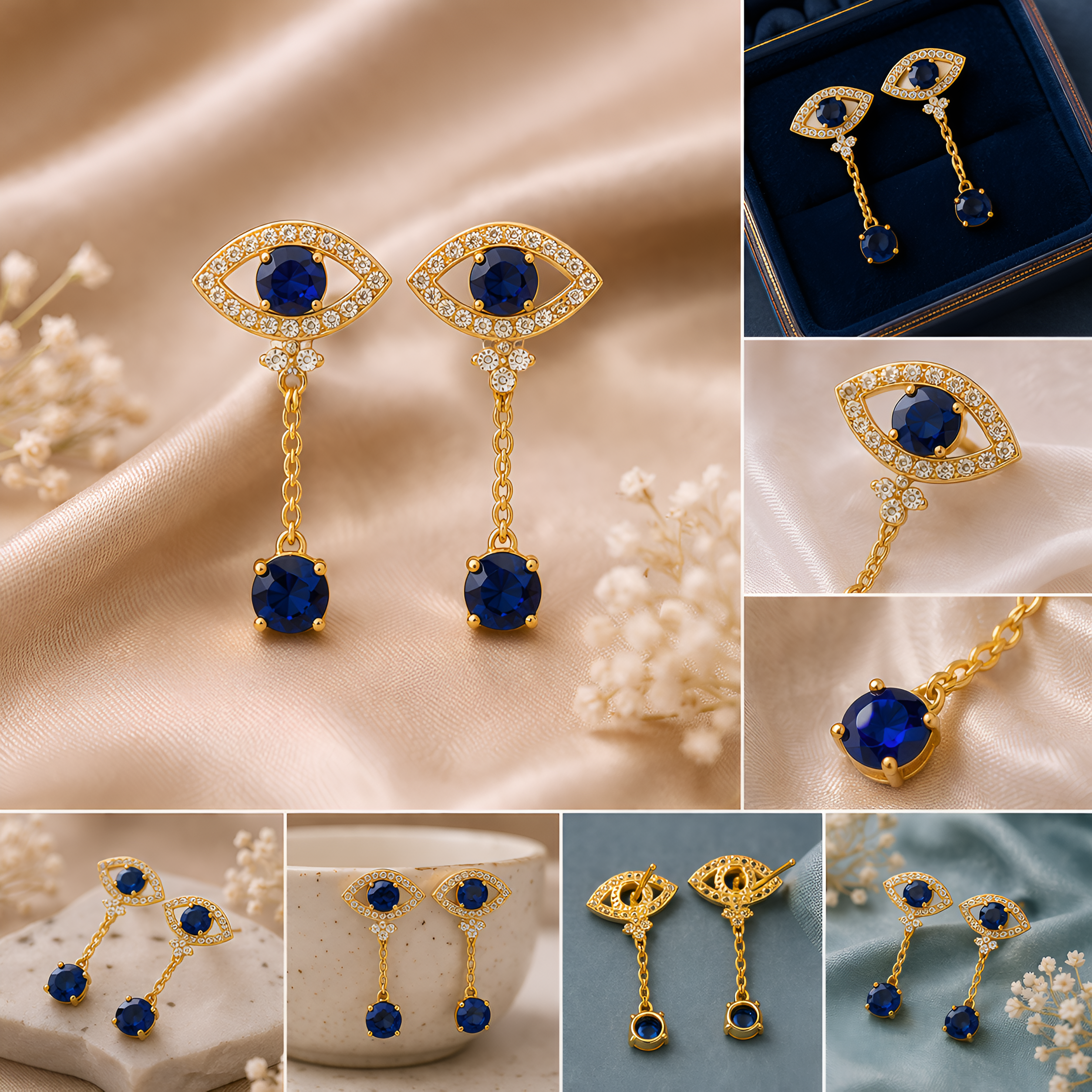 KAAYA Drishti Cascade Drops Earrings