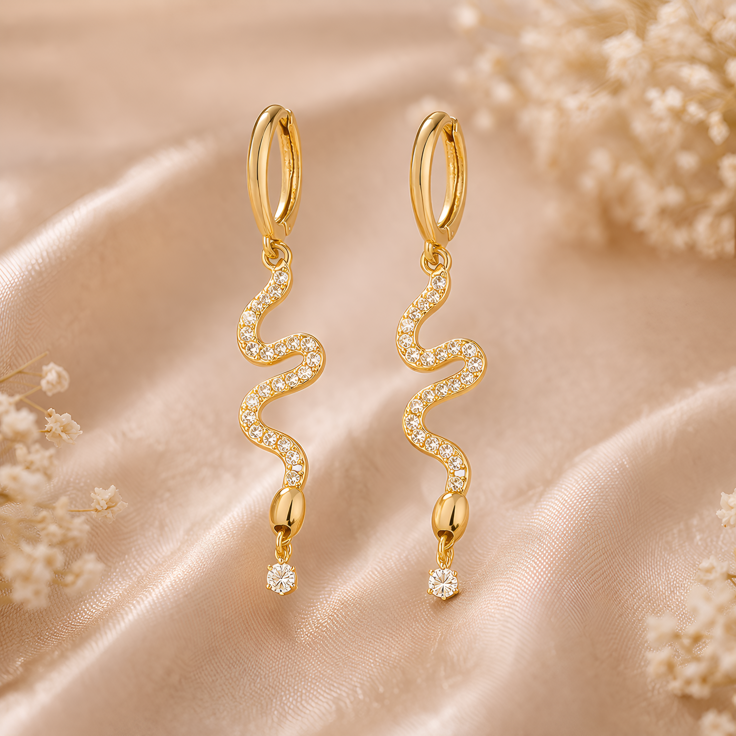 KAAYA Serpentine Drops Earrings
