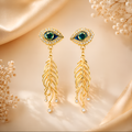 KAAYA Drishti Feather Drops Earrings