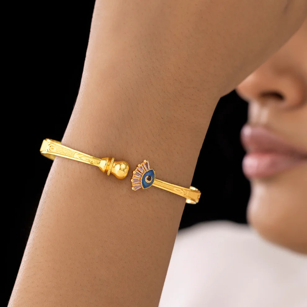 KAYA Evil Eye Cuff Bracelet