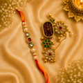 Royal Mahogany Watch & Rakhi