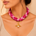 Azure Charm Scarf Necklaces