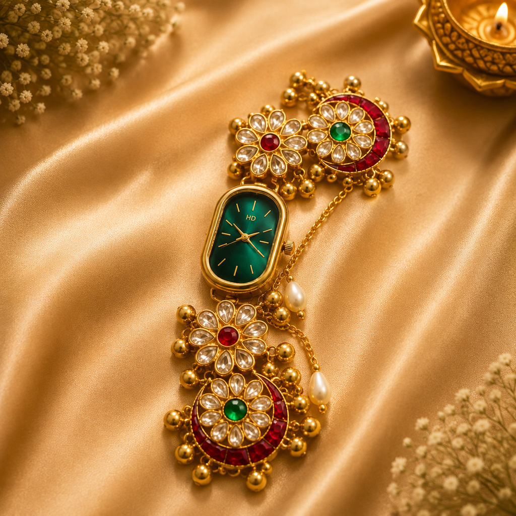 Royal Emerald Kashmiri Watch