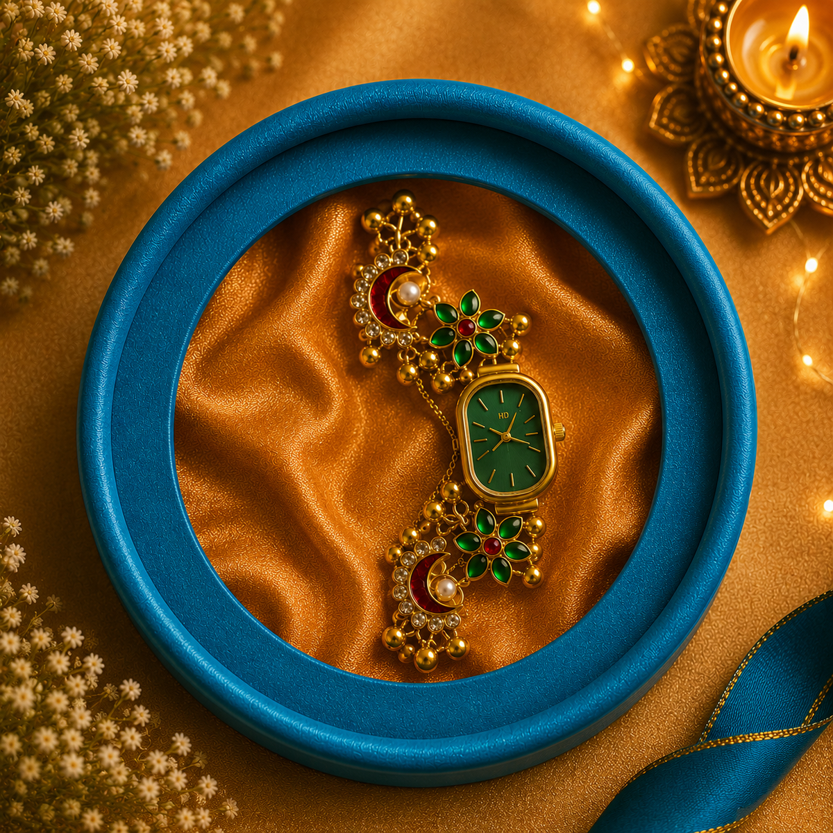 Royal Emerald Kashmiri Watch